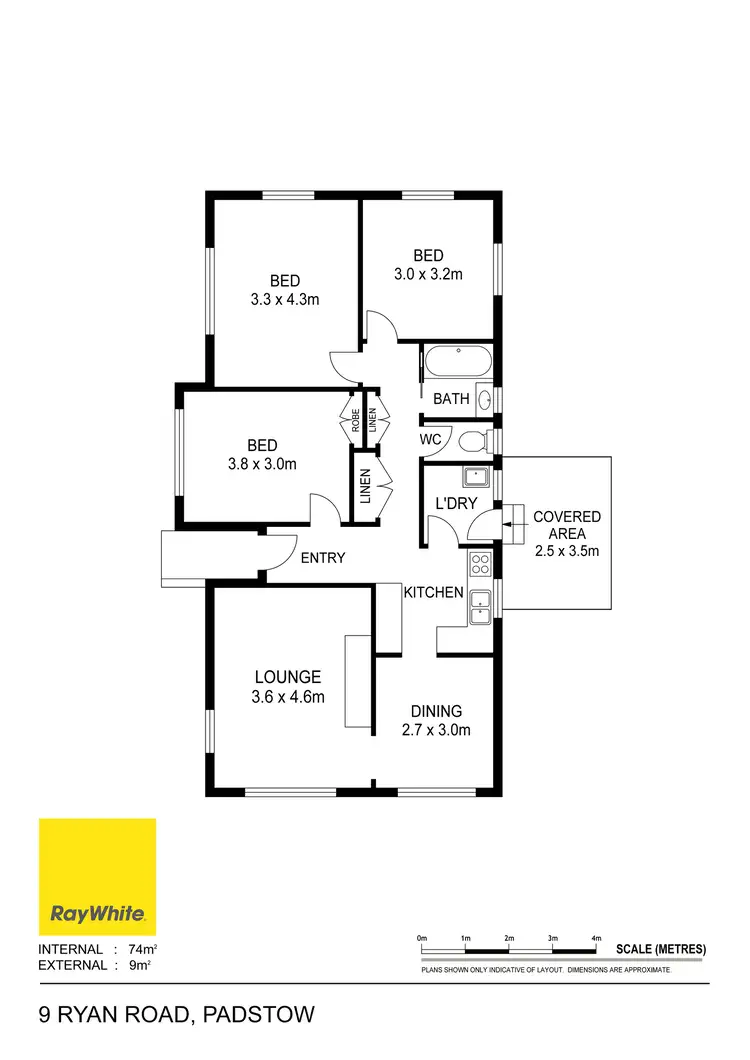 Floorplan of Homely house listing, 9 Ryan Road, Padstow NSW 2211