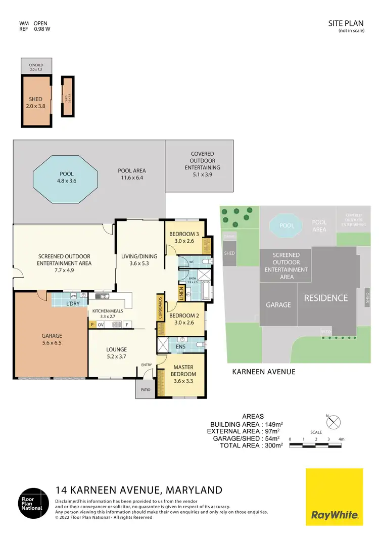 Floorplan of Homely house listing, 14 Karneen Avenue, Maryland NSW 2287