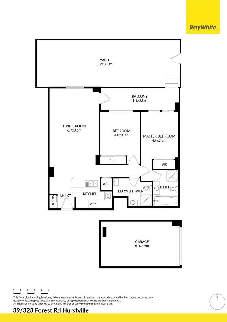 Floorplan of Homely apartment listing, 39/323 Forest Road, Hurstville NSW 2220