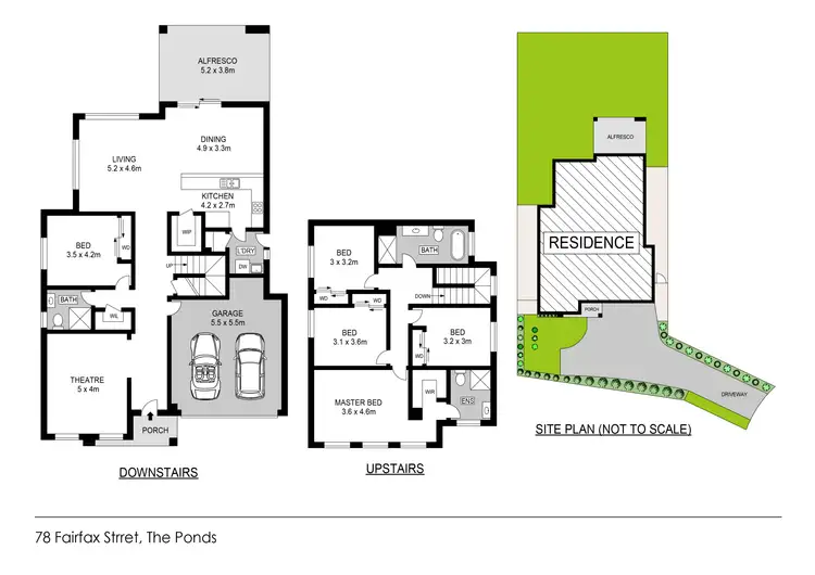 Floorplan of Homely house listing, 78 Fairfax Street, The Ponds NSW 2769