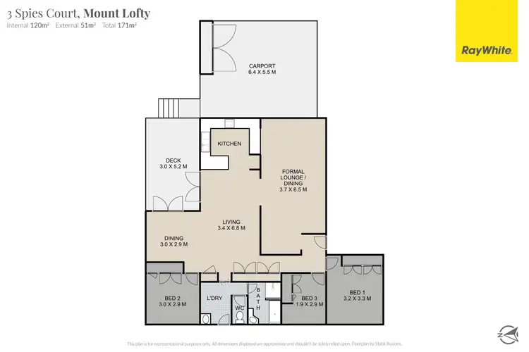 Floorplan of Homely house listing, 3 Spies Court, Mount Lofty QLD 4350
