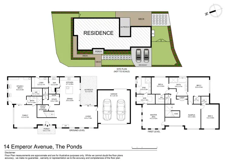 Floorplan of Homely house listing, 14 Emporer Avenue, The Ponds NSW 2769