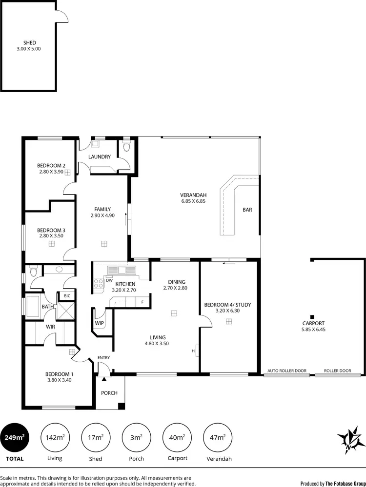 Floorplan of Homely house listing, 16 Equestrian Drive, Woodcroft SA 5162