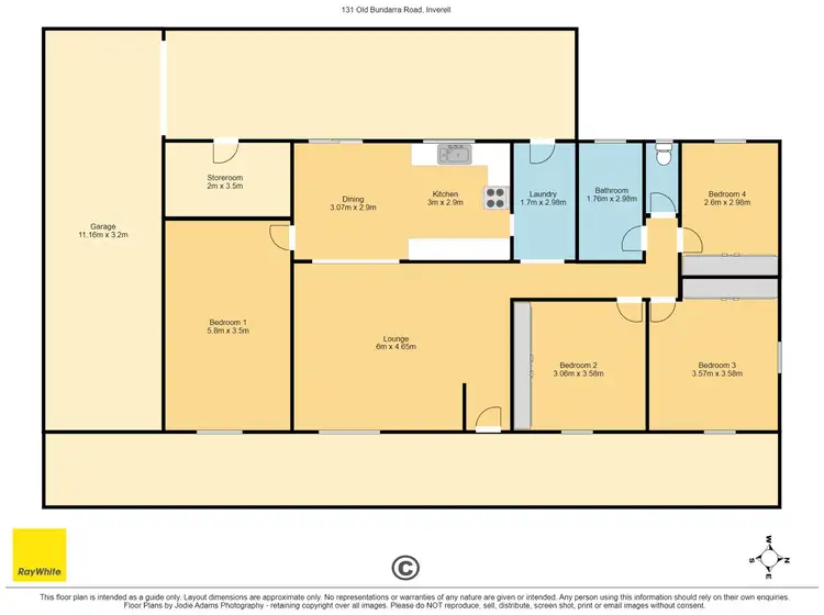Floorplan of Homely house listing, 131 Old Bundarra Road, Inverell NSW 2360