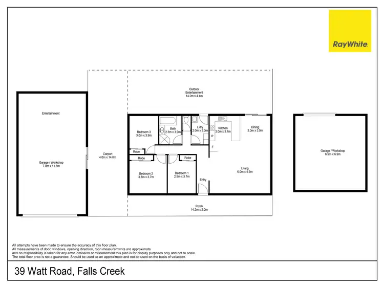 Floorplan of Homely house listing, 39 Watt Road, Falls Creek NSW 2540