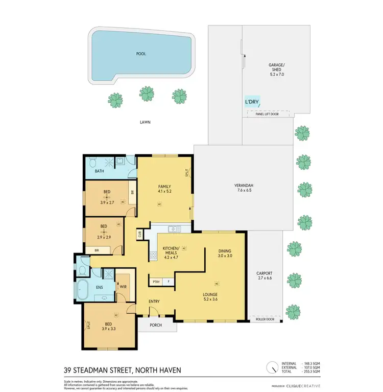 Floorplan of Homely house listing, 39 Steadman Street, North Haven SA 5018