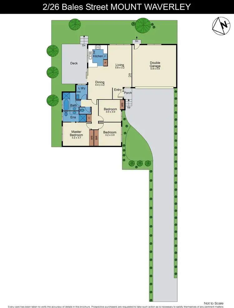 Floorplan of Homely unit listing, 2/26 Bales Street, Mount Waverley VIC 3149