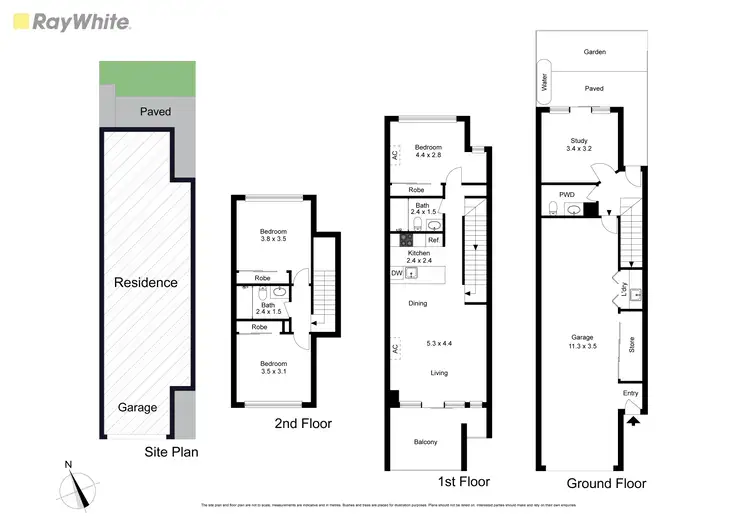 Floorplan of Homely townhouse listing, 7/7 Renver Road, Clayton VIC 3168