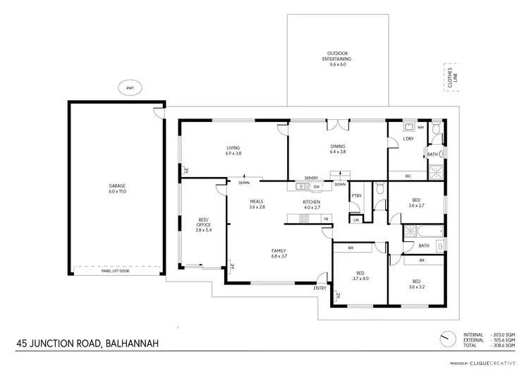 Floorplan of Homely house listing, 45 Junction Road, Balhannah SA 5242