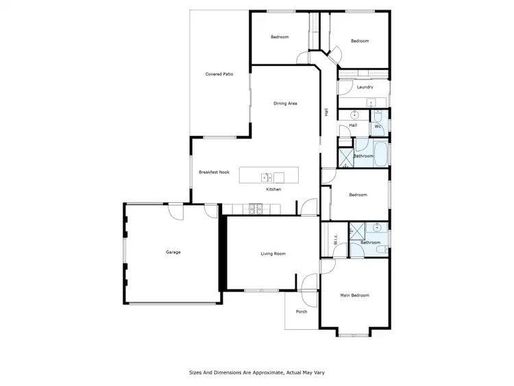 Floorplan of Homely house listing, 32 Egret Way, Thurgoona NSW 2640