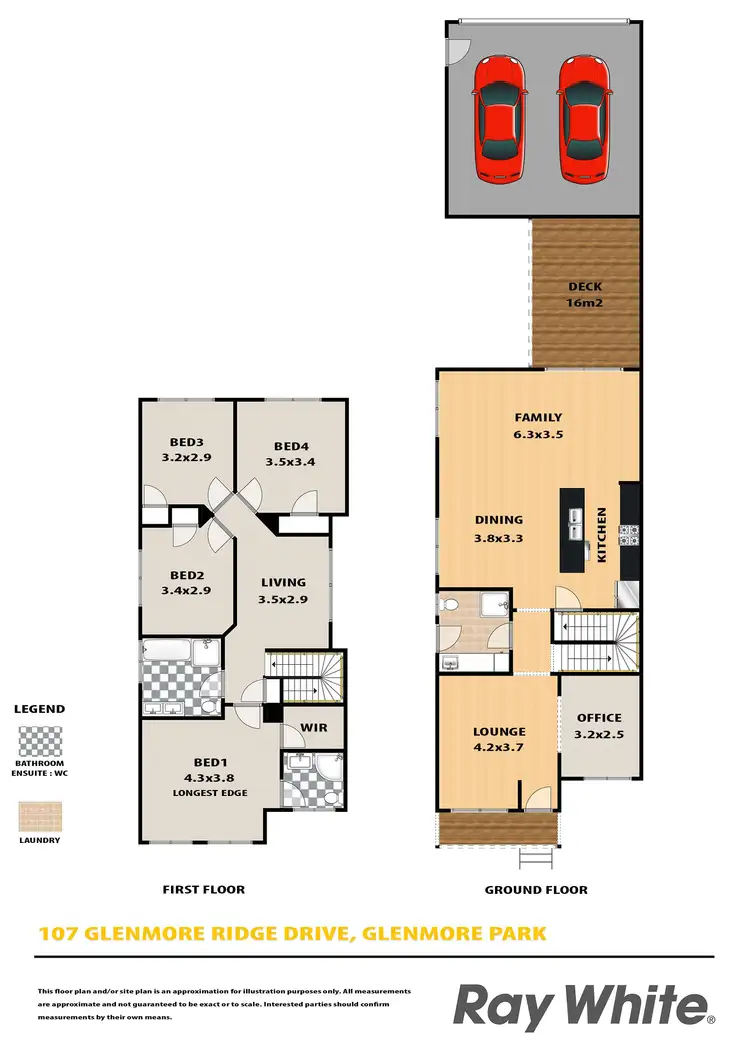 Floorplan of Homely house listing, 107 Glenmore Ridge Drive, Glenmore Park NSW 2745