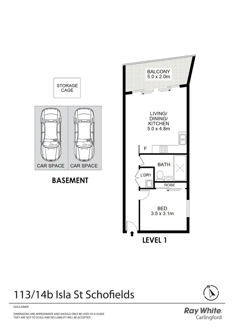 Floorplan of Homely apartment listing, 113/14B Isla Street, Schofields NSW 2762