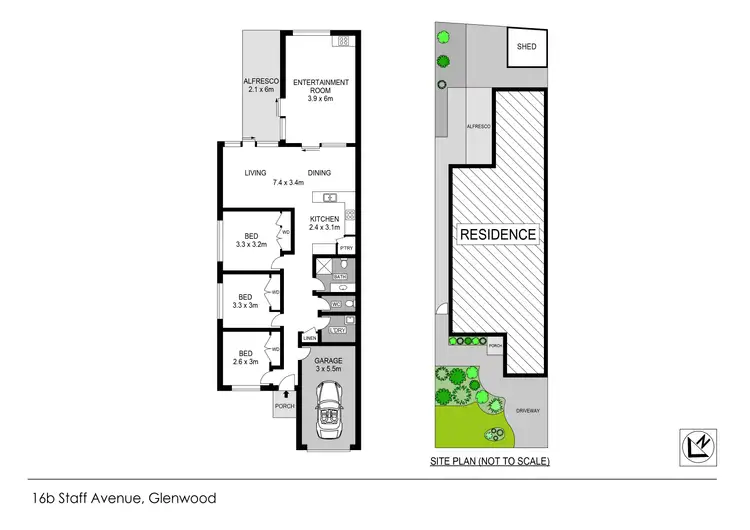Floorplan of Homely house listing, 16B Staff Avenue, Glenwood NSW 2768