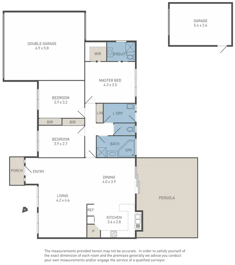 Floorplan of Homely house listing, 10 Hogan Grove, Werribee VIC 3030