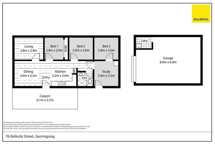 Floorplan of Homely other listing, 76 Belinda Street, Gerringong NSW 2534