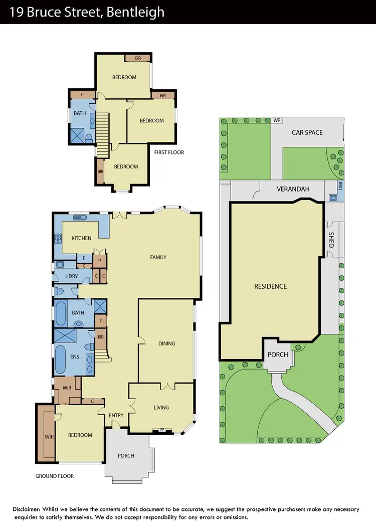 Floorplan of Homely house listing, 19 Bruce Street, Bentleigh VIC 3204