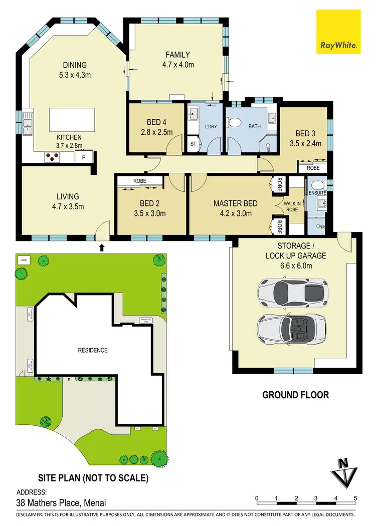 Floorplan of Homely house listing, 38 Mathers Place, Menai NSW 2234