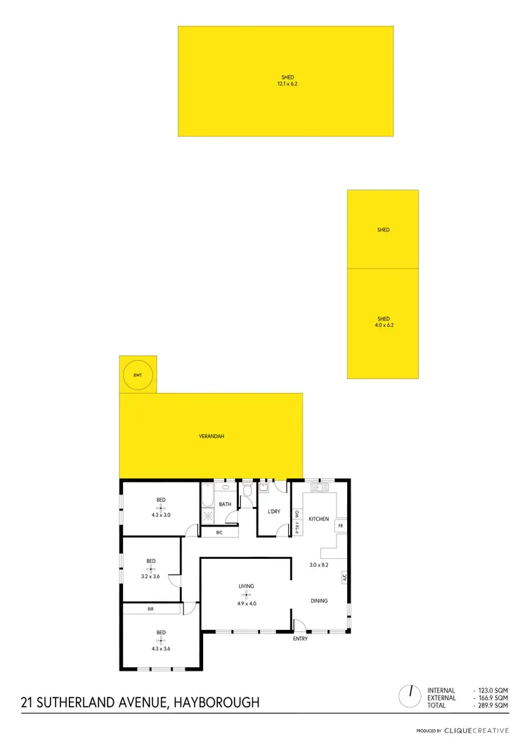 Floorplan of Homely house listing, 21 Sutherland Avenue, Hayborough SA 5211