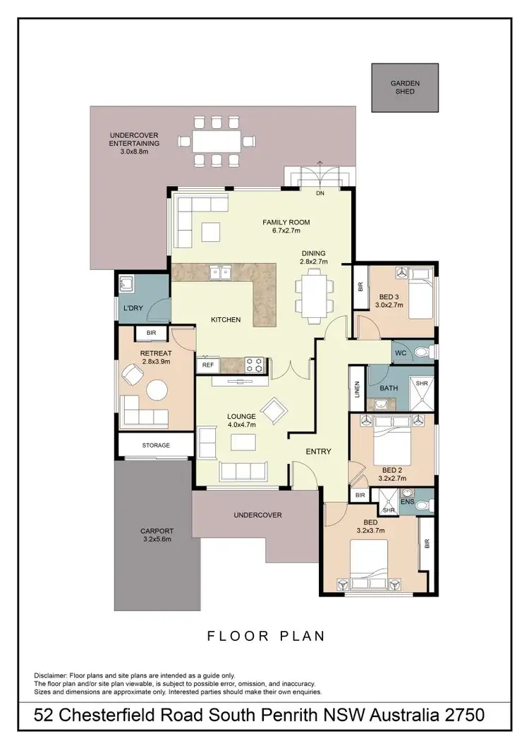 Floorplan of Homely house listing, 52 Chesterfield Road, South Penrith NSW 2750