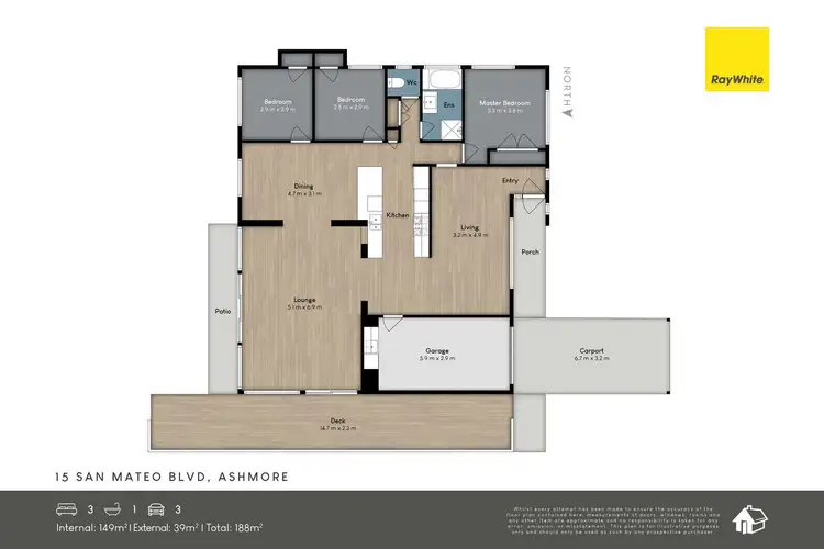 Floorplan of Homely house listing, 15 San Mateo Boulevard, Ashmore QLD 4214
