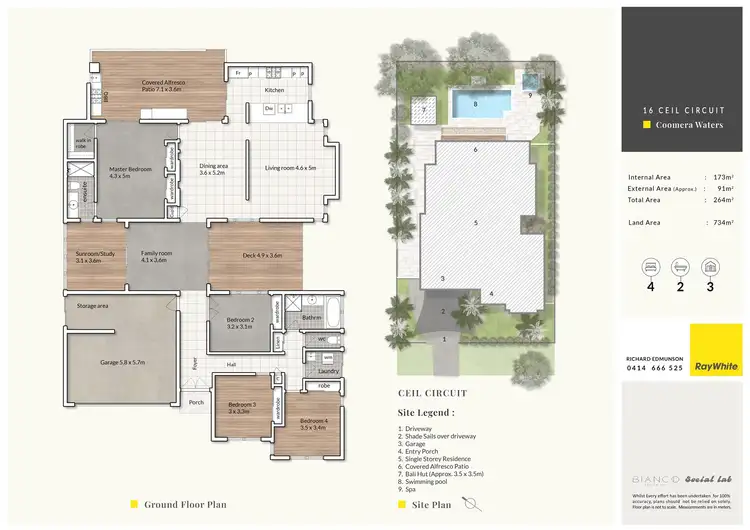 Floorplan of Homely house listing, 16 Ceil Circuit, Coomera Waters QLD 4209