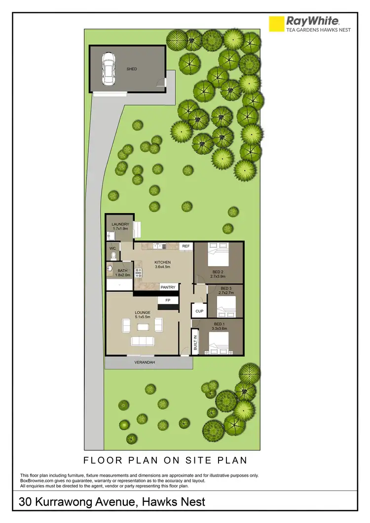 Floorplan of Homely house listing, 30 Kurrawong Avenue, Hawks Nest NSW 2324