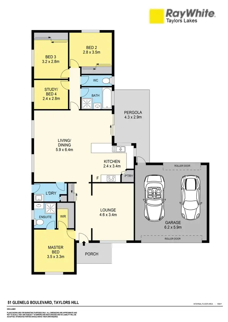 Floorplan of Homely house listing, 51 Glenelg Boulevard, Taylors Hill VIC 3037