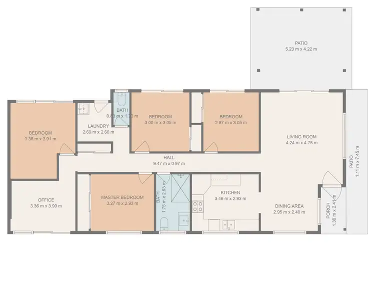 Floorplan of Homely house listing, 45 Staal Crescent, Emerald QLD 4720