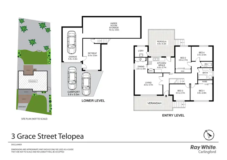 Floorplan of Homely house listing, 3 Grace Street, Telopea NSW 2117