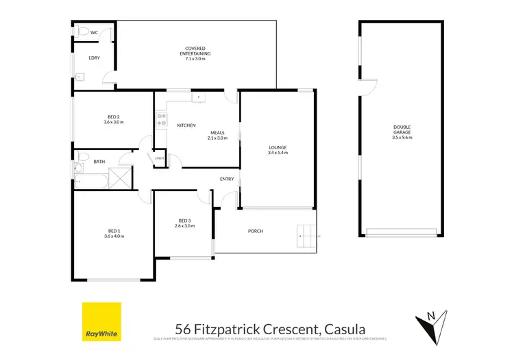 Floorplan of Homely house listing, 56 Fitzpatrick Crescent, Casula NSW 2170