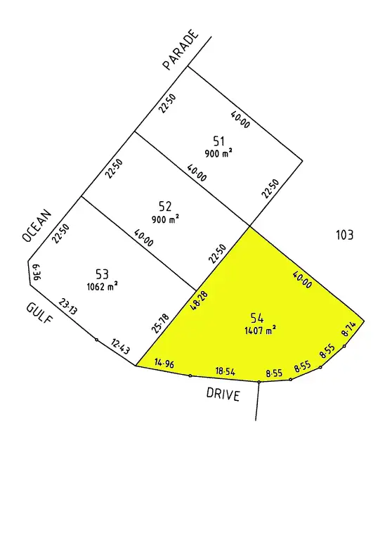 Floorplan of Homely land listing, 3 Gulf Drive, Balgowan SA 5573