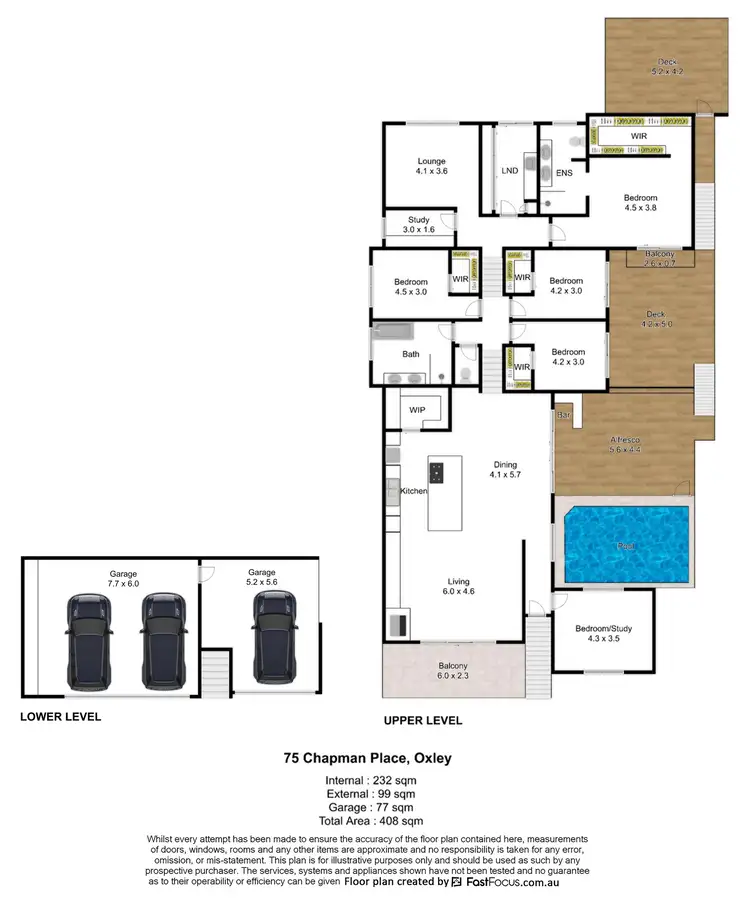 Floorplan of Homely house listing, 75 Chapman Place, Oxley QLD 4075