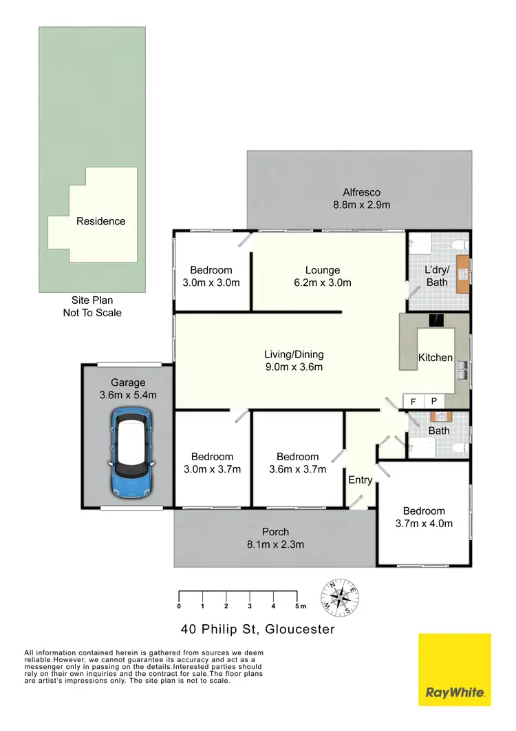 Floorplan of Homely house listing, 40 Philip Street, Gloucester NSW 2422