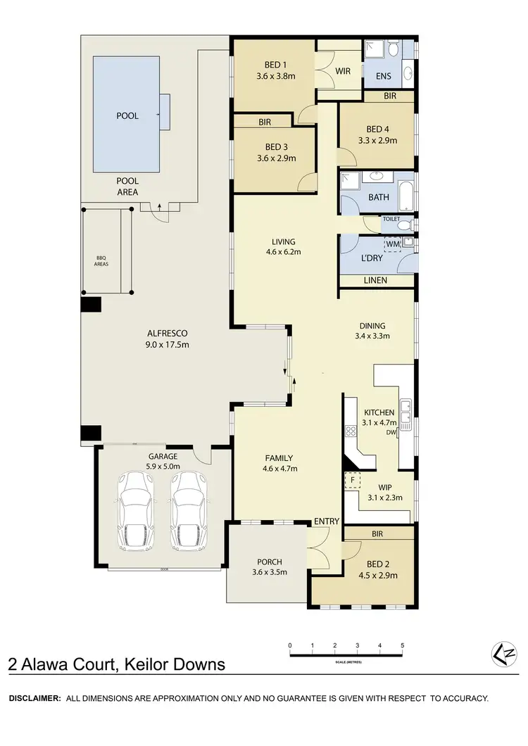 Floorplan of Homely house listing, 2 Alawa Court, Keilor Downs VIC 3038
