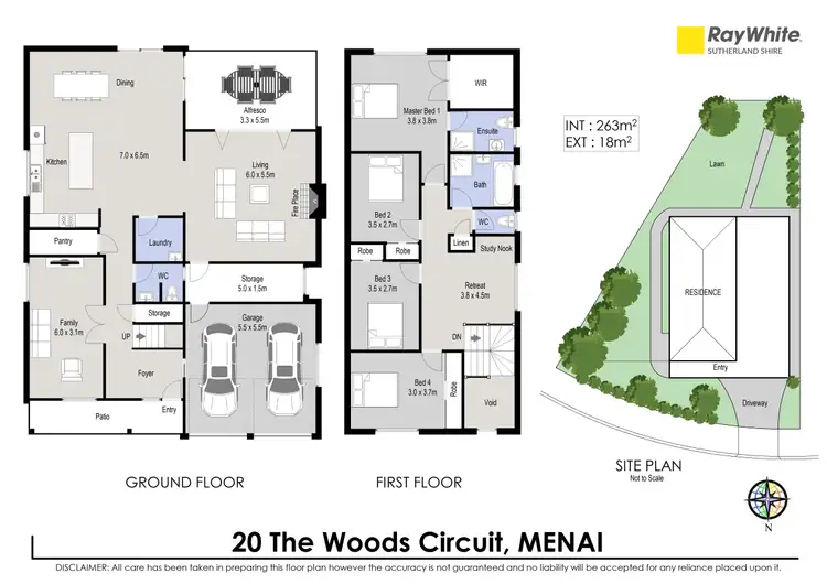 Floorplan of Homely house listing, 20 The Woods Circuit, Menai NSW 2234