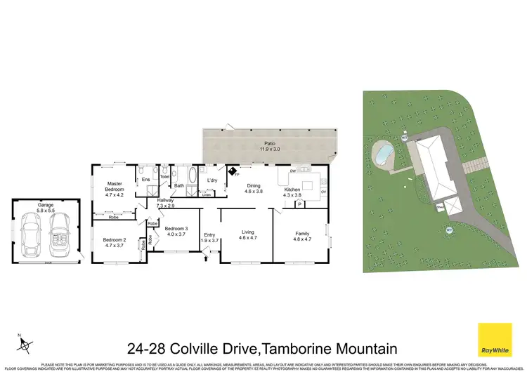Floorplan of Homely house listing, 24-28 Colville Drive, Tamborine Mountain QLD 4272