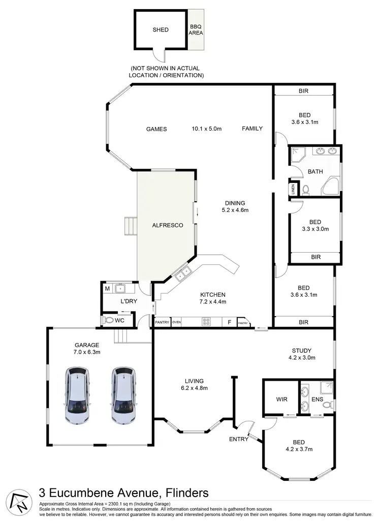 Floorplan of Homely house listing, 3 Eucumbene Avenue, Flinders NSW 2529