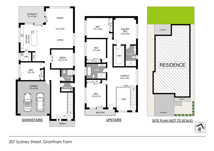 Floorplan of Homely house listing, 207 sydney Street, Riverstone NSW 2765