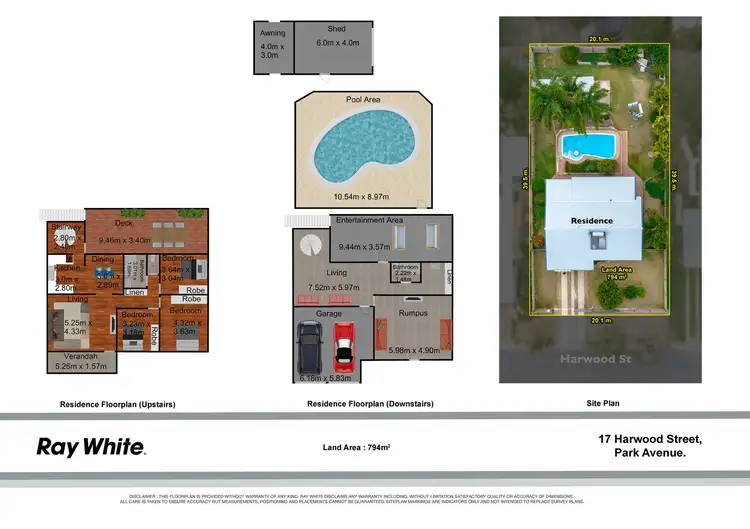 Floorplan of Homely house listing, 17 Harwood Street, Park Avenue QLD 4701