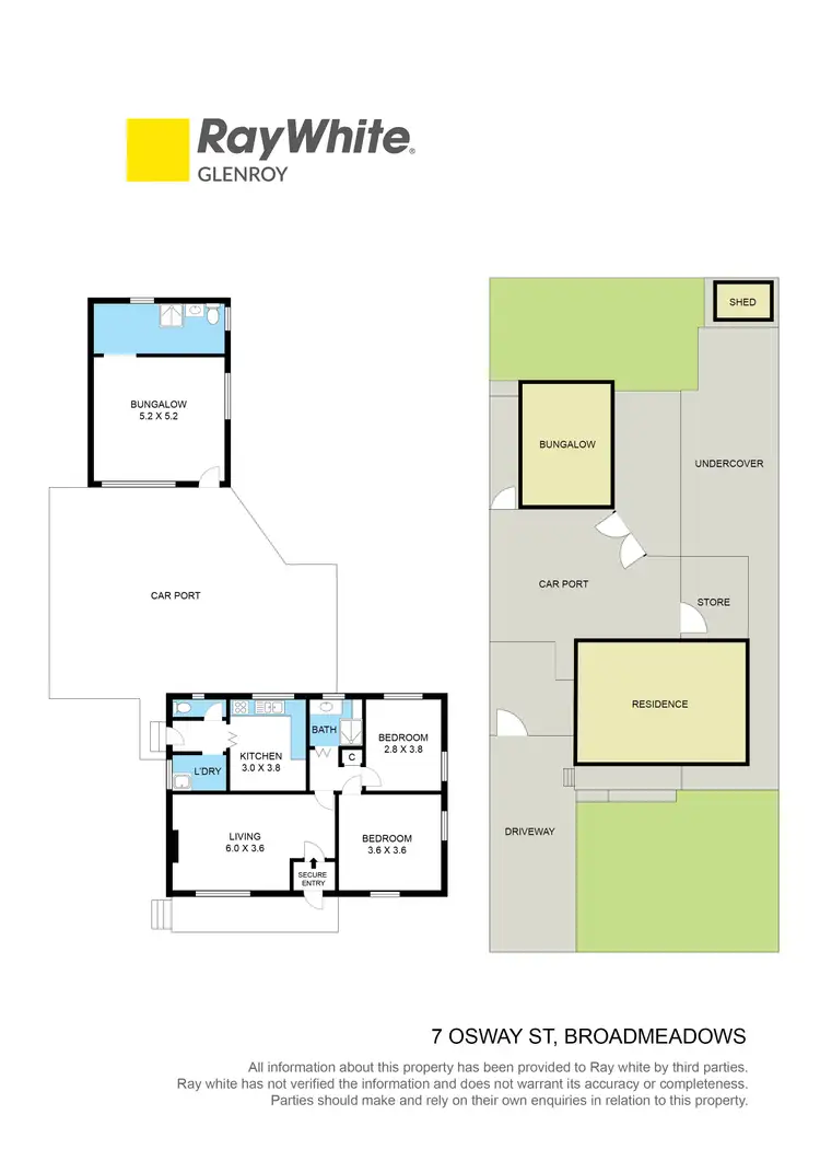 Floorplan of Homely house listing, 7 Osway Street, Broadmeadows VIC 3047