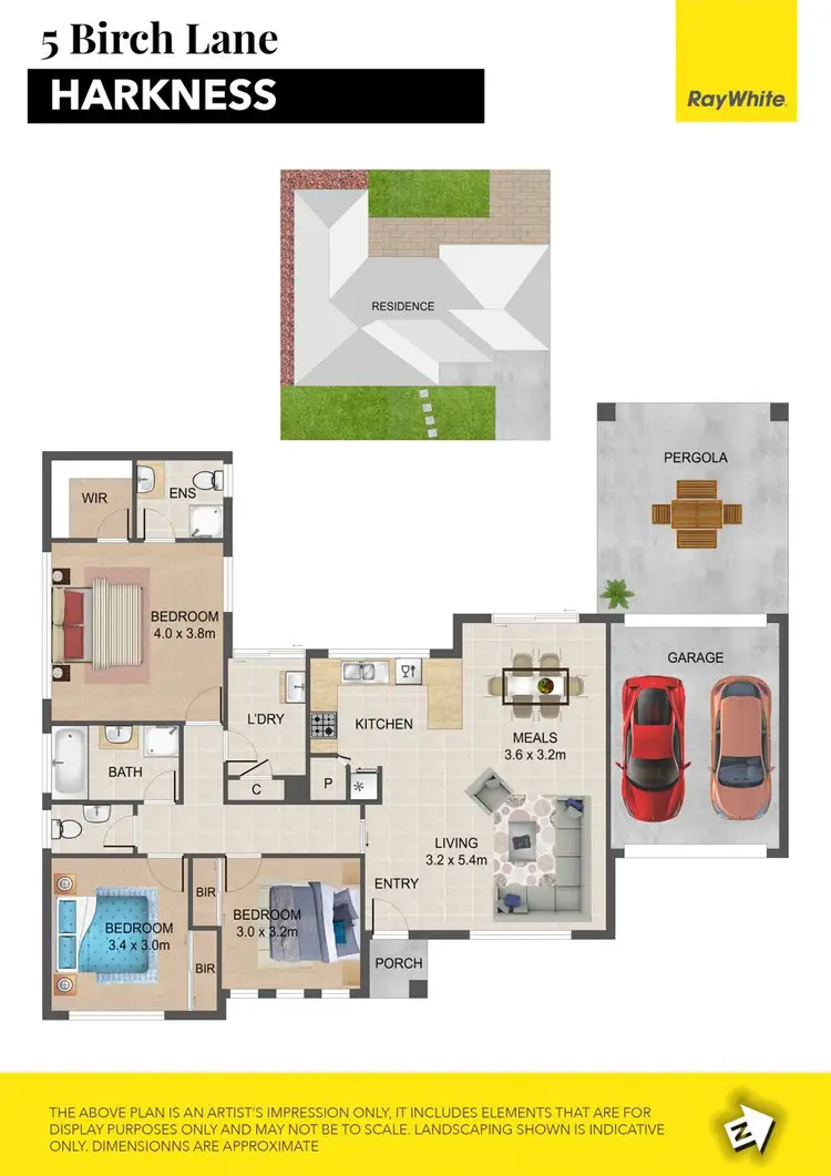 Floorplan of Homely house listing, 5 Birch Lane, Harkness VIC 3337