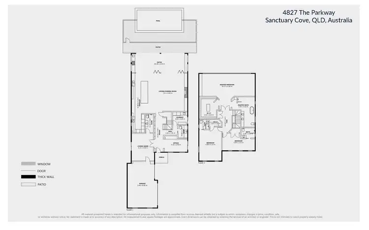 Floorplan of Homely house listing, 4827 The Parkway, Sanctuary Cove QLD 4212