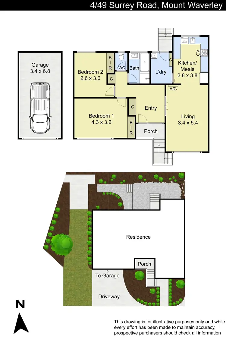Floorplan of Homely unit listing, 4/49-51 Surrey Road, Mount Waverley VIC 3149