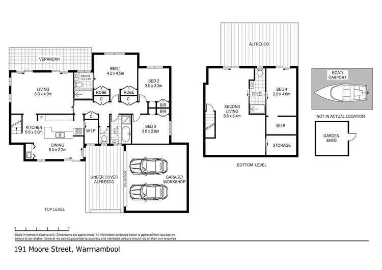 Floorplan of Homely house listing, 191 Moore Street, Warrnambool VIC 3280