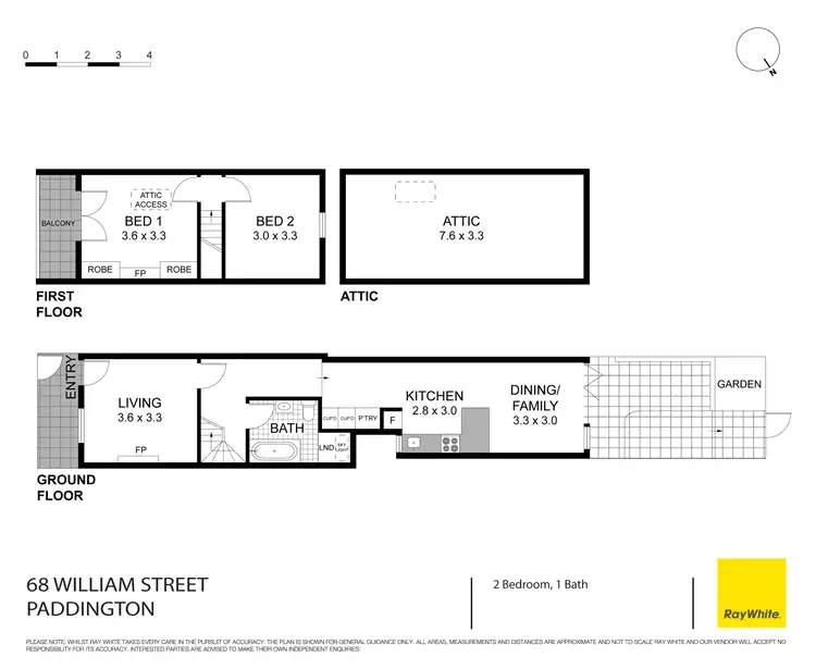 Floorplan of Homely house listing, 68 William Street, Paddington NSW 2021