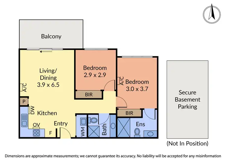 Floorplan of Homely apartment listing, 201/436 Stud Road, Wantirna South VIC 3152