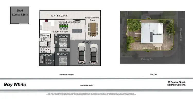 Floorplan of Homely house listing, 23 Peatey Street, Norman Gardens QLD 4701