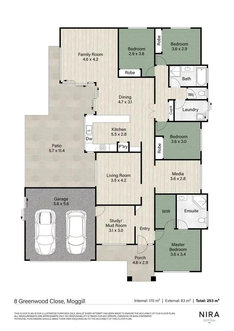Floorplan of Homely house listing, 8 Greenwood Close, Moggill QLD 4070