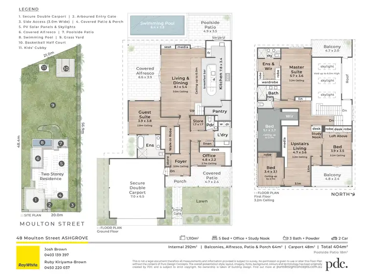 Floorplan of Homely house listing, 48 Moulton Street, Ashgrove QLD 4060