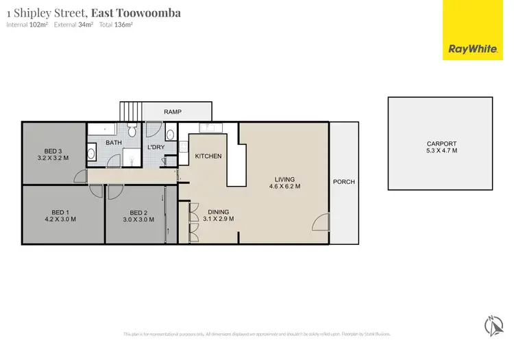 Floorplan of Homely house listing, 1 Shipley Street, East Toowoomba QLD 4350